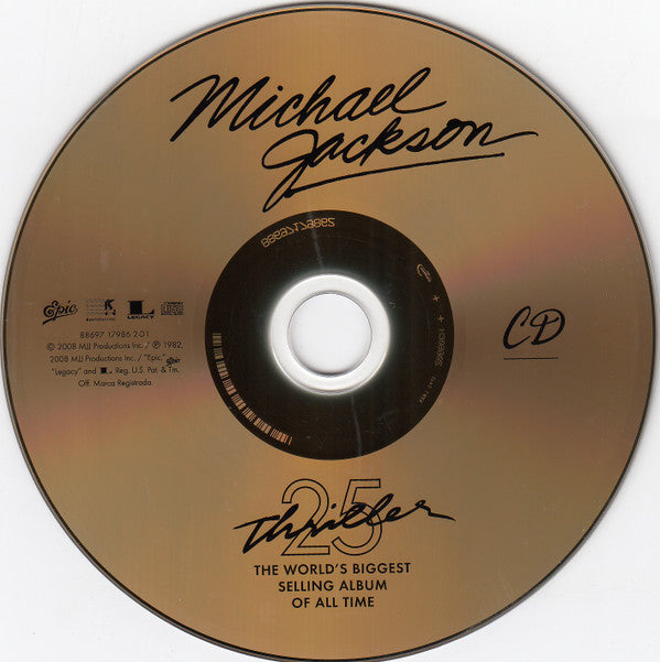 Michael Jackson : Thriller 25 (CD, Album, RE, RM + DVD-V, NTSC + Dig)