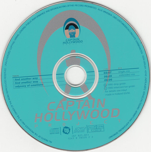 Captain Hollywood Project : Find Another Way (CD, Maxi)