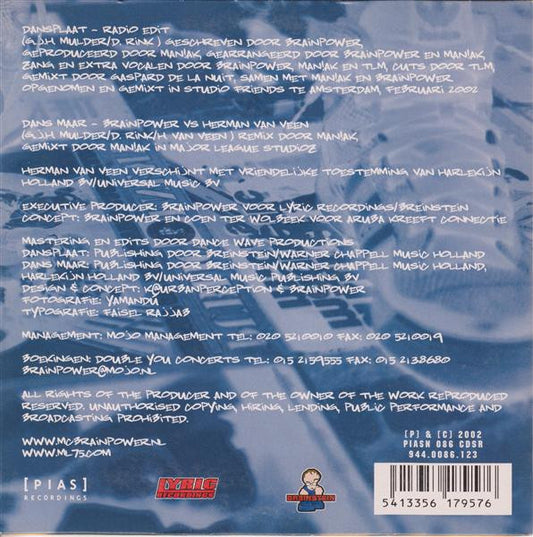 Brainpower : Dansplaat (CD, Single)