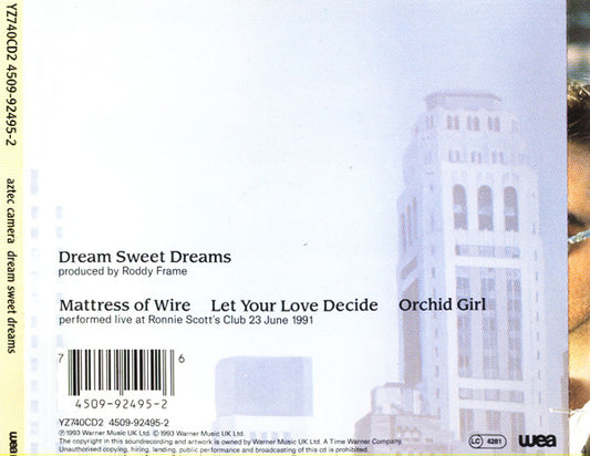 Aztec Camera : Dream Sweet Dreams (CD, Single)