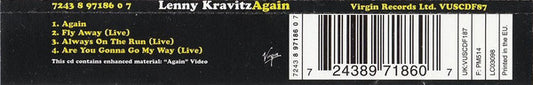Lenny Kravitz : Again (CD, Single, Enh)