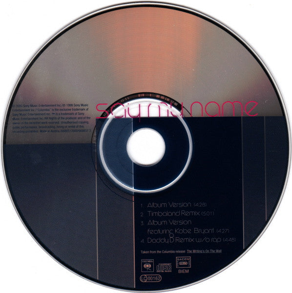 Destiny's Child : Say My Name (CD, Maxi)