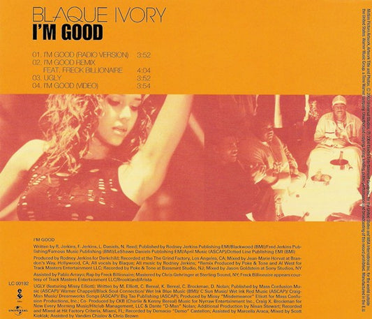 Blaque (2) : I'm Good (CD, Single, Enh)