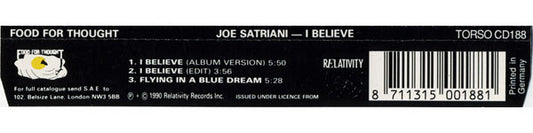 Joe Satriani : I Believe (CD, Maxi)