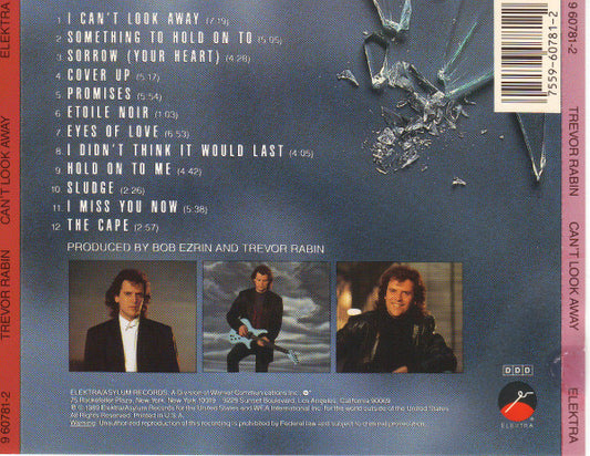 Trevor Rabin : Can't Look Away (CD, Album, M/Print)