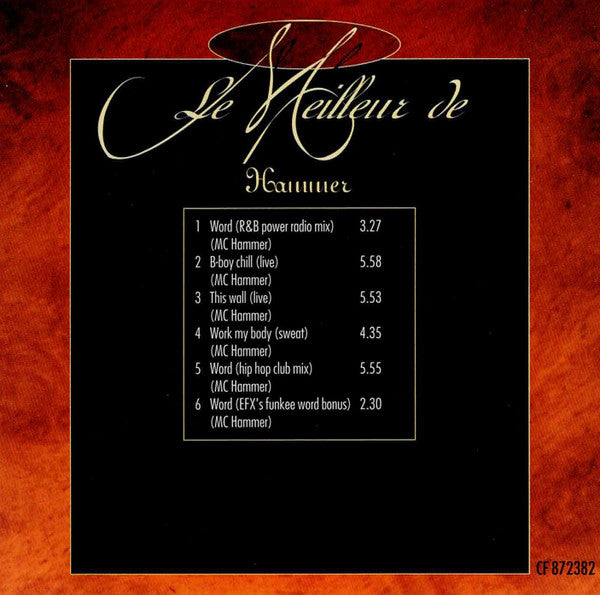 MC Hammer : Le Meilleur De Hammer (CD)