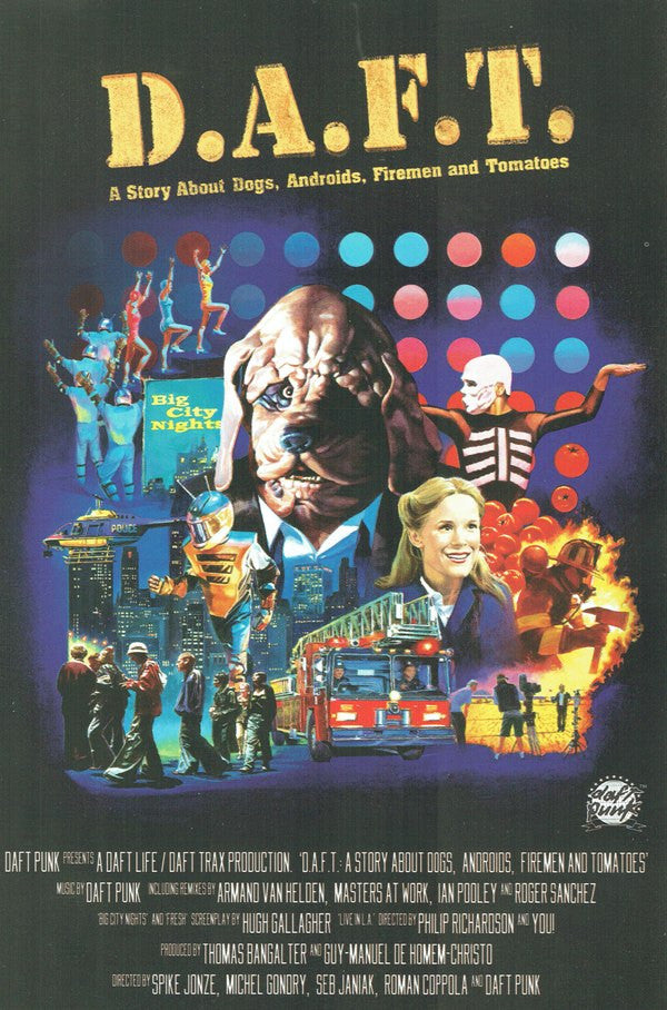 Daft Punk : D.A.F.T. : A Story About Dogs, Androids, Firemen And Tomatoes (DVD-V, D/Sided, PAL)