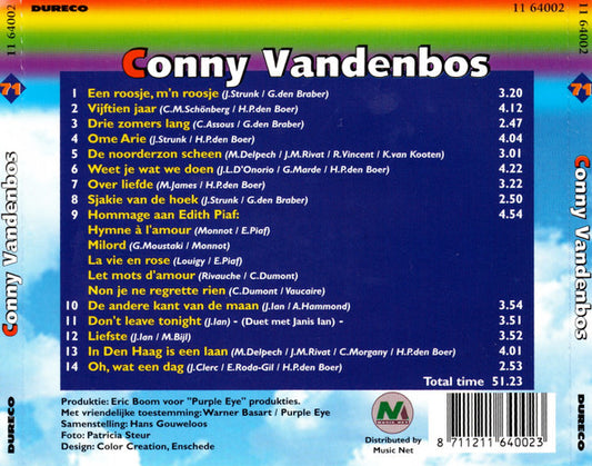 Conny Vandenbos : Conny Vandenbos (71) (CD, Comp)