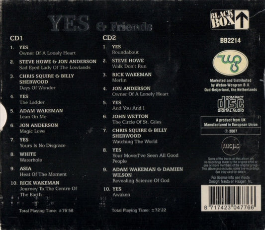 Yes & Friends Of Yes : Owner Of A Lonely Heart (2xCD, Comp)