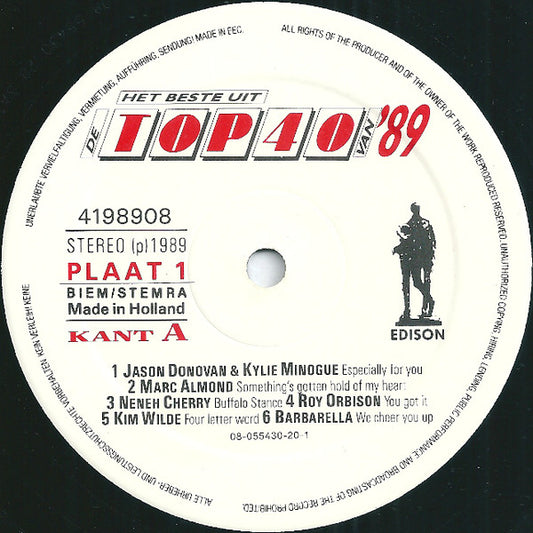 Various : Het Beste Uit De Top 40 Van '89 (3xLP, Comp)
