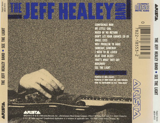 The Jeff Healey Band : See The Light (CD, Album)