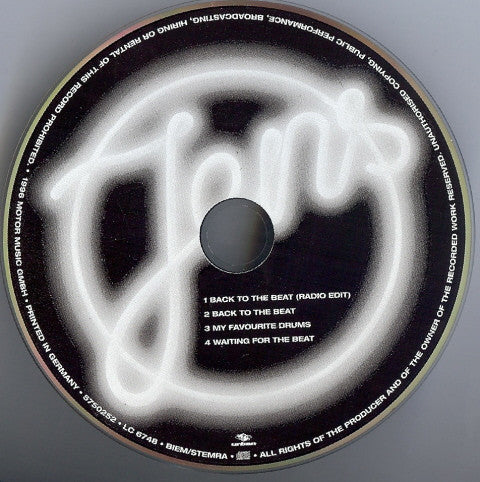 Jens : Back To The Beat (CD, Maxi)