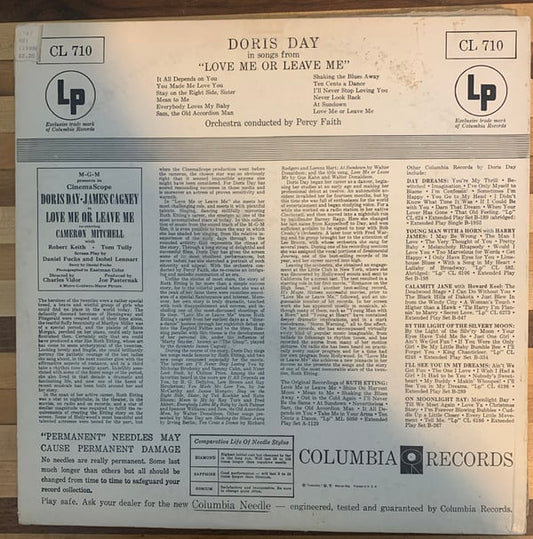 Doris Day : Love Me Or Leave Me (LP, Album, Mono, RP, Hol)