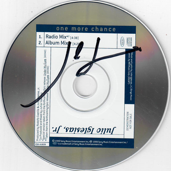 Julio Iglesias, Jr. : One More Chance (CD, Single, Promo)