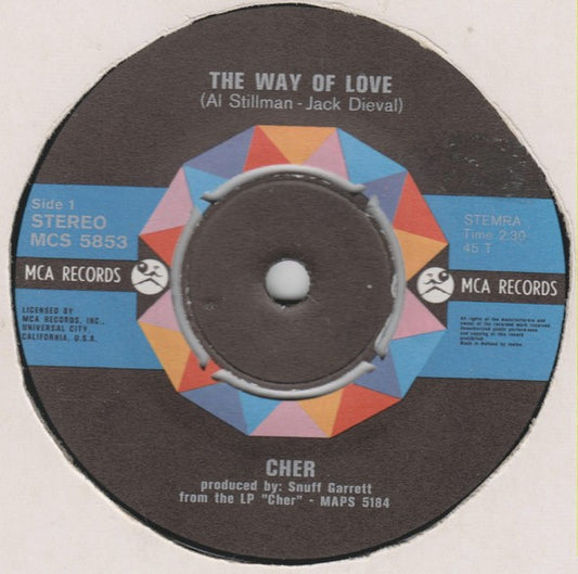 Cher : The Way Of Love (7", Single)