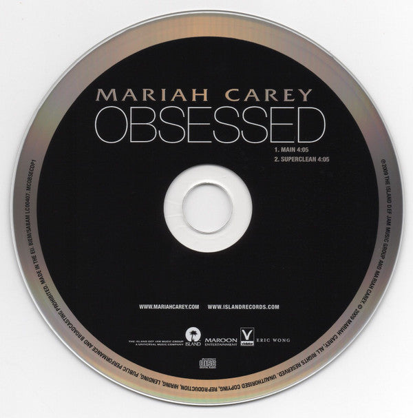 Mariah Carey : Obsessed (CD, Single, Promo)