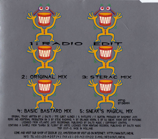 Basement Jaxx : Samba Magic (CD, Maxi)