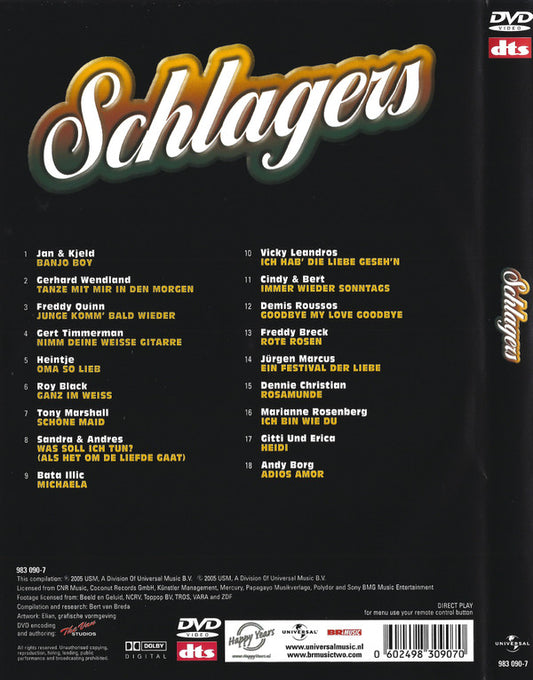 Various : Schlagers (DVD-V, Comp)