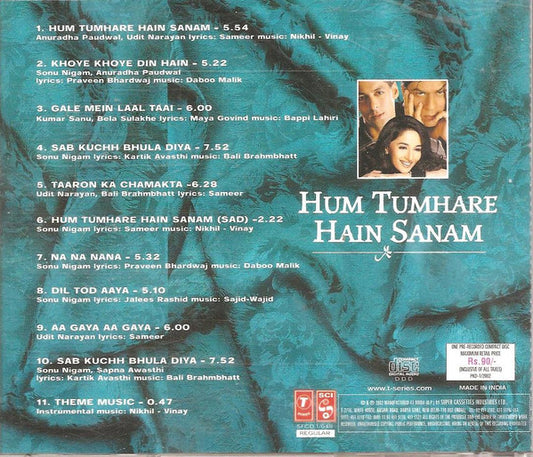 Various : Hum Tumhare Hain Sanam (CD, Comp)