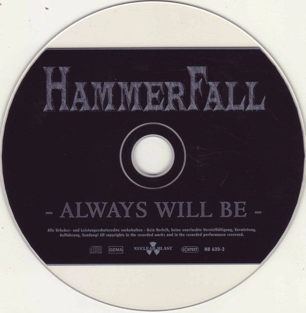 HammerFall : Always Will Be (Minimax, Dig)