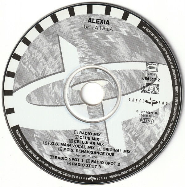 Alexia : Uh La La La (CD, Maxi)