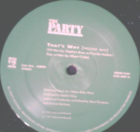 The Party : That's Why (12")