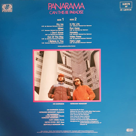 Panarama : Can This Be Paradise (LP, Album, DMM)