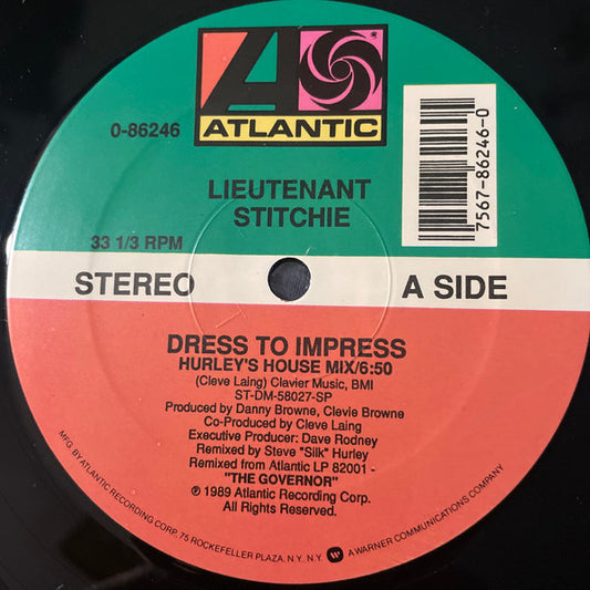 Lieutenant Stitchie : Dress To Impress (12")