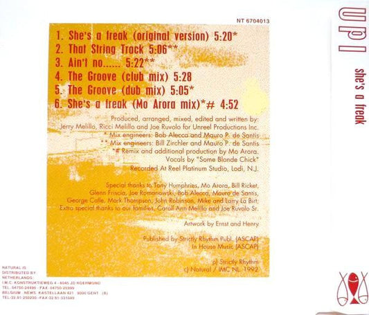 UPI : She's A Freak (CD, Maxi)