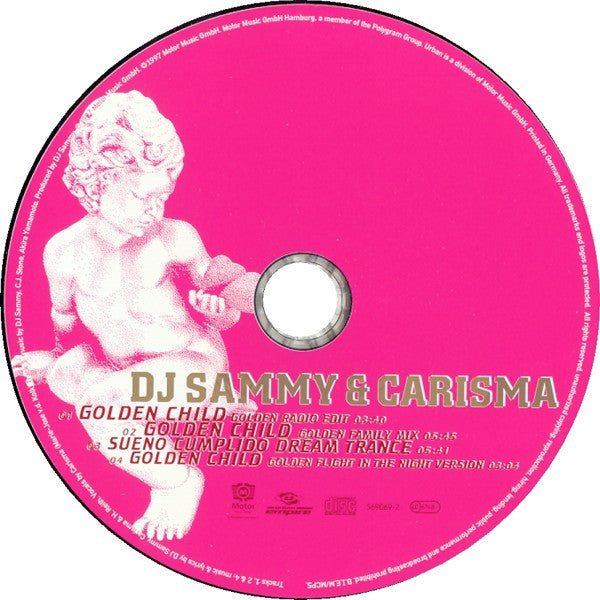 DJ Sammy & Carisma : Golden Child (CD, Maxi)