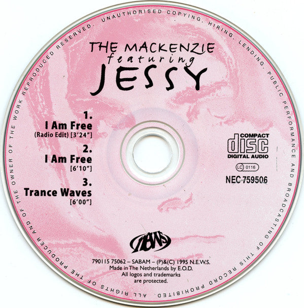 The Mackenzie Featuring Jessy : I Am Free (CD, Maxi)