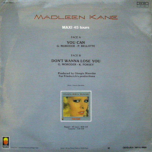 Madleen Kane : You Can / Don't Wanna Lose You (12", Maxi)