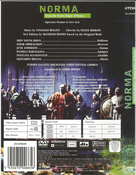 Vincenzo Bellini : Norma (2xDVD-V)