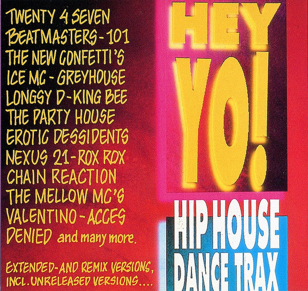 Various : Hey Yo! Hip House Dance Trax (2xCD, Comp)