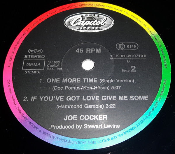 Joe Cocker : Shelter Me (Extended Version) (12", Maxi)