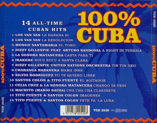Various : 100% Cuba - 14 All-Time Popular Cuban Hits (CD, Comp)