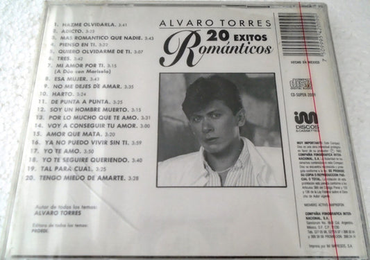 Alvaro Torres : 20 Exitos Romanticos (CD, Comp)