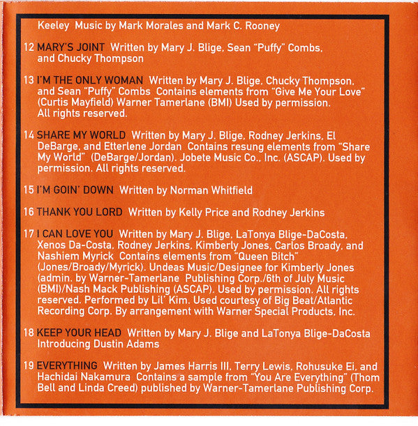 Mary J. Blige : The Tour (CD, Album)