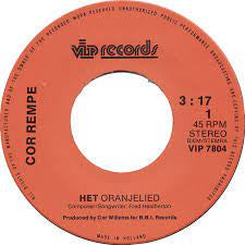 Cor Rempe : HÉT Oranjelied (7", Single)