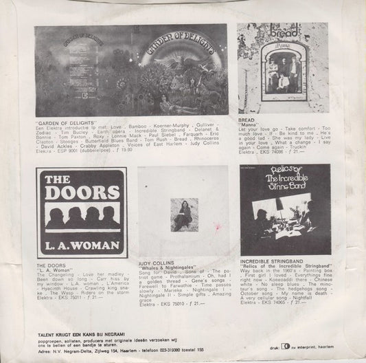 The Doors : Tightrope Ride / Variety Is The Spice Of Life (7", Single)