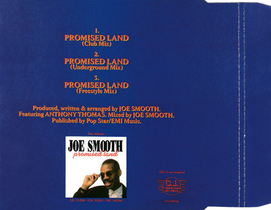 Joe Smooth : Promised Land (CD, Single)