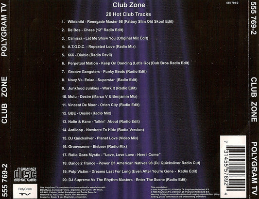 Various : Club Zone (CD, Comp)