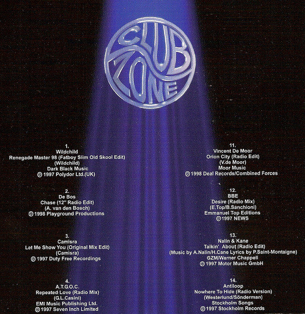 Various : Club Zone (CD, Comp)
