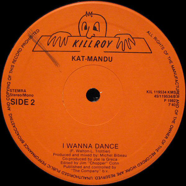 Kat Mandu : I Wanna Dance (12", Maxi)