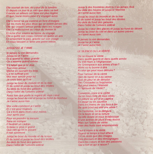 Yves Duteil : Ton Absence (CD, Album)