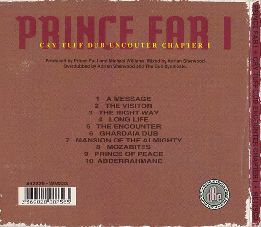 Prince Far I : Cry Tuff Dub Encounter Chapter 1 (CD, Album, RE, Dig)