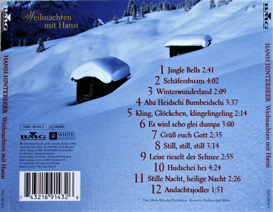 Hansi Hinterseer : Weihnachten Mit Hansi (CD, Album)