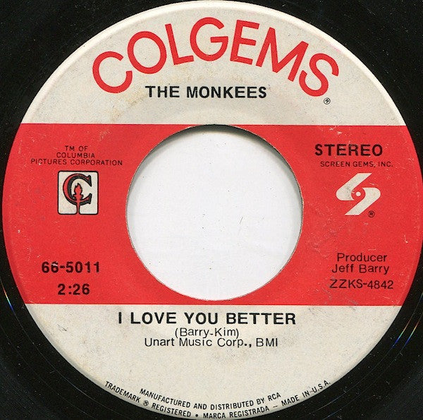 The Monkees : Oh My My (7", Single)