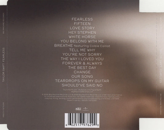 Taylor Swift : Fearless (CD, Album, Sup)