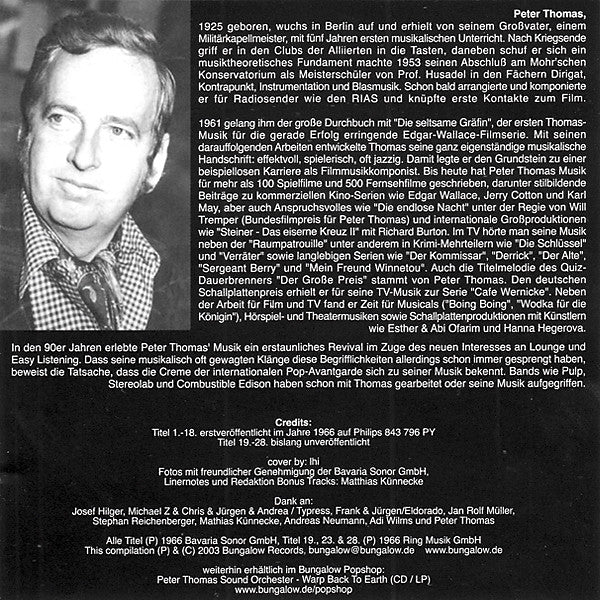 Peter Thomas Sound Orchestra : Raumpatrouille (The Complete Music) (CD, Album, RE)